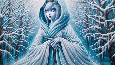  Yuki-Onna: Una Leggenda Fantasma con un Brivido d'Inverno!